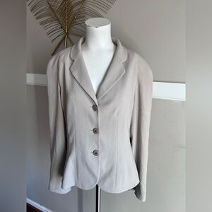 Chic Beige Women's Blazer
